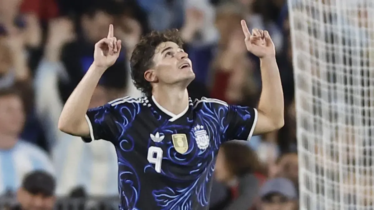 Julián Álvarez da un paso más con Argentina para su 'curación': "Parece otra persona"