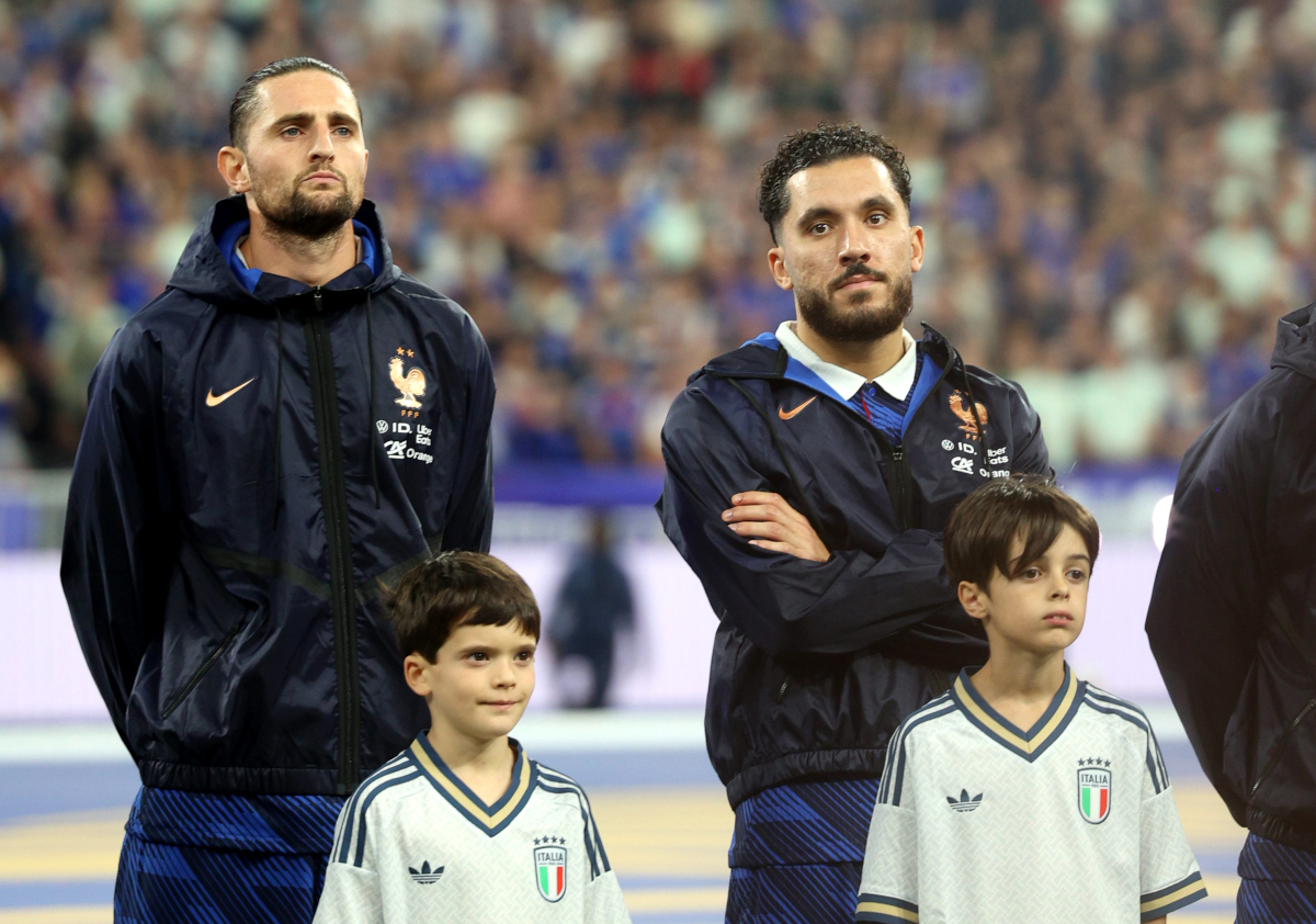 Rabiot elogia el espíritu italiano y a Donnarumma, considerado extraordinario.