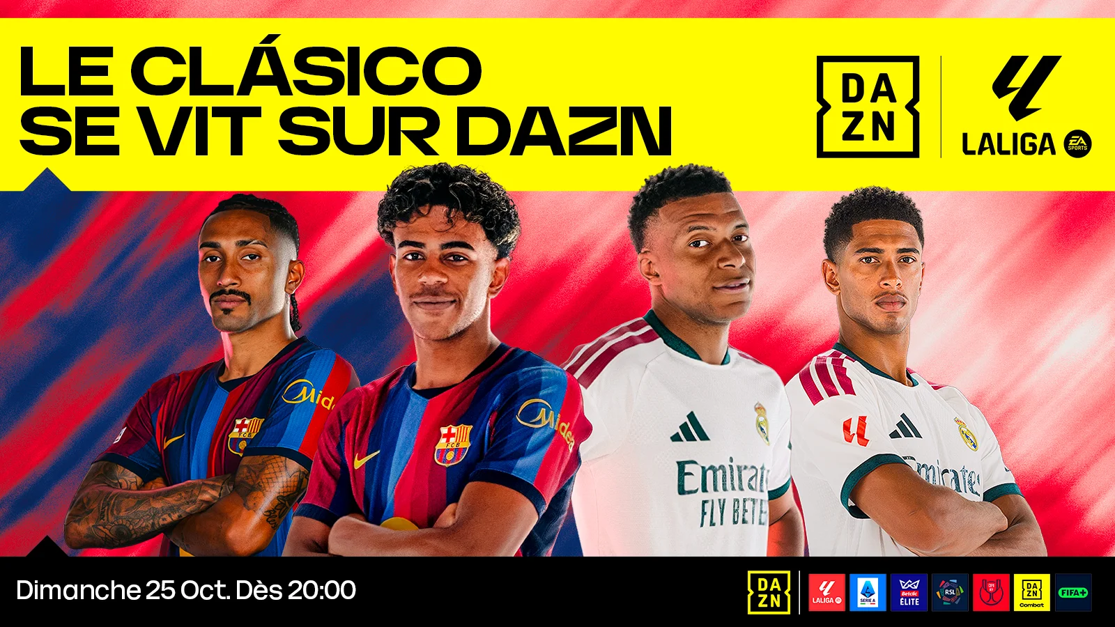 Clásico Barcelona-Real Madrid en streaming y directo a precio bajo este fin de semana por DAZN