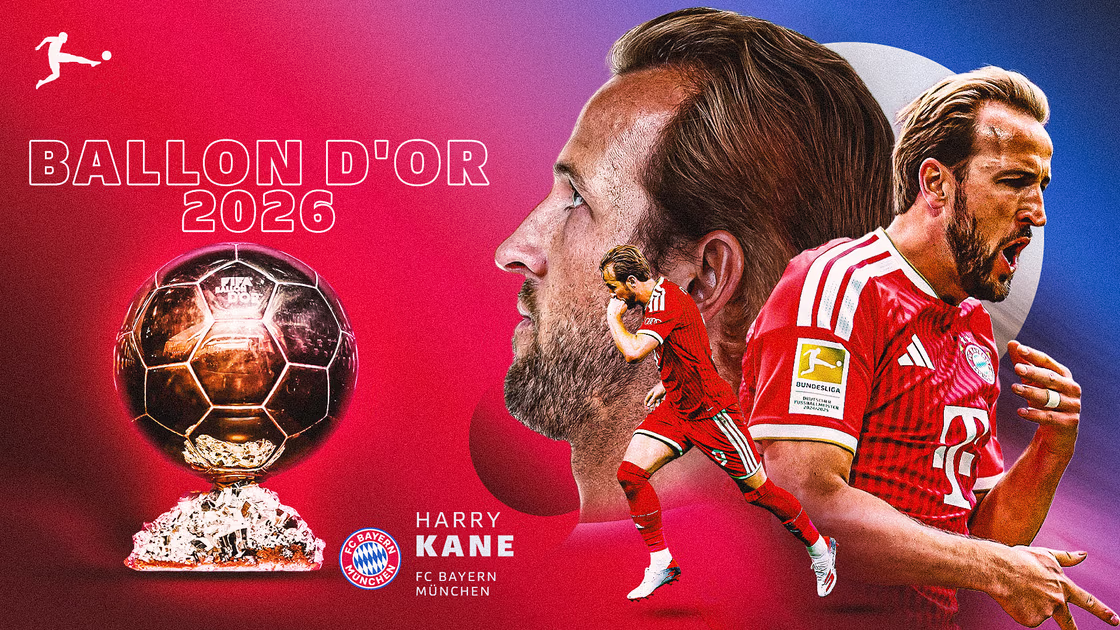 Harry Kane del Bayern gana el Balón de Oro 2026