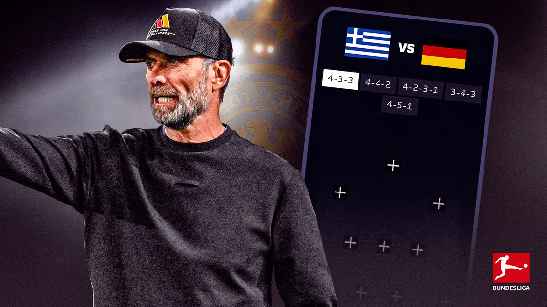 Elige tu XI de Alemania para el choque de la Nations League contra Grecia
