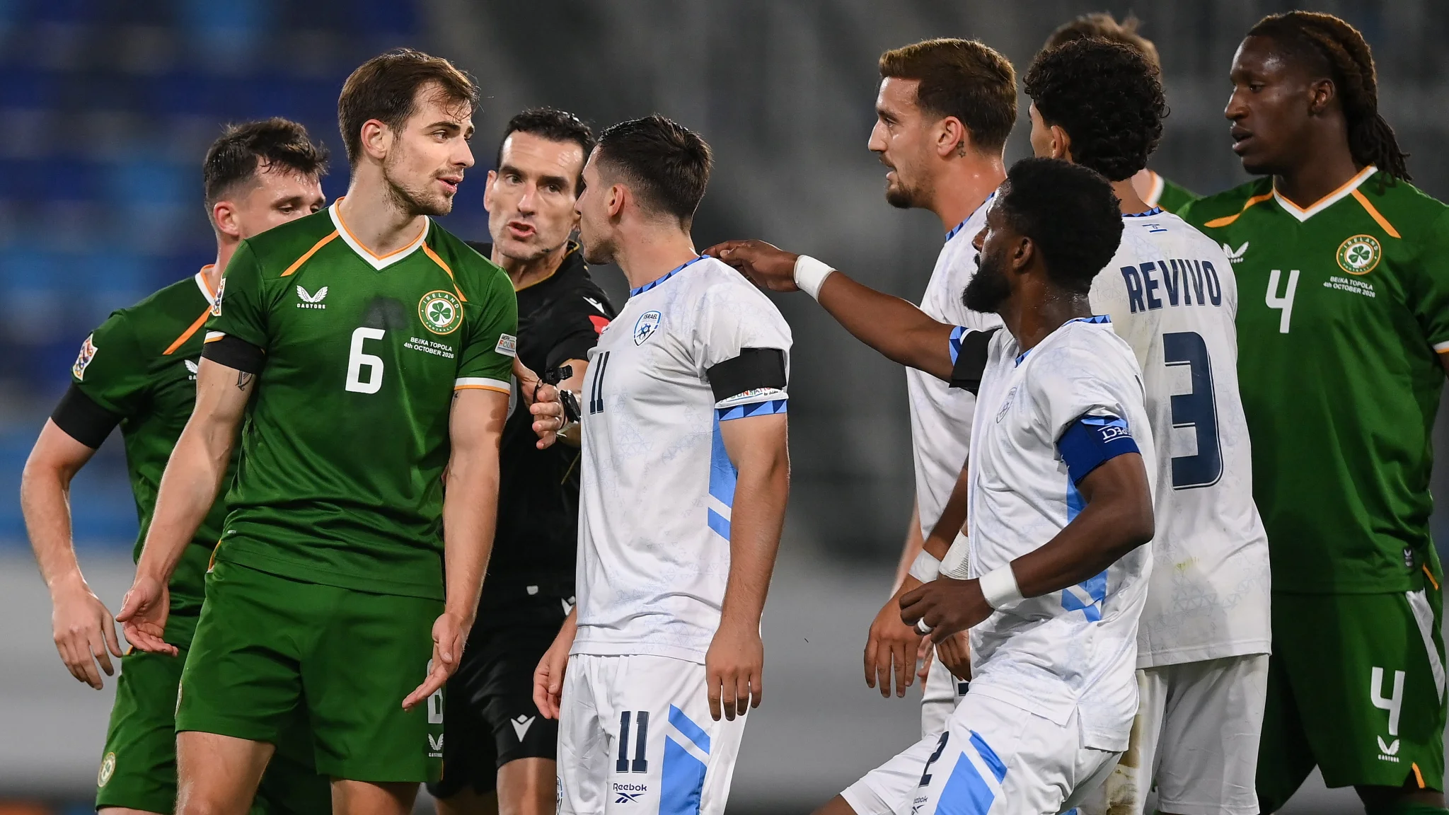 pourquoi les joueurs d'Israël ont joué avec un brassard noir contre l'Irlande
