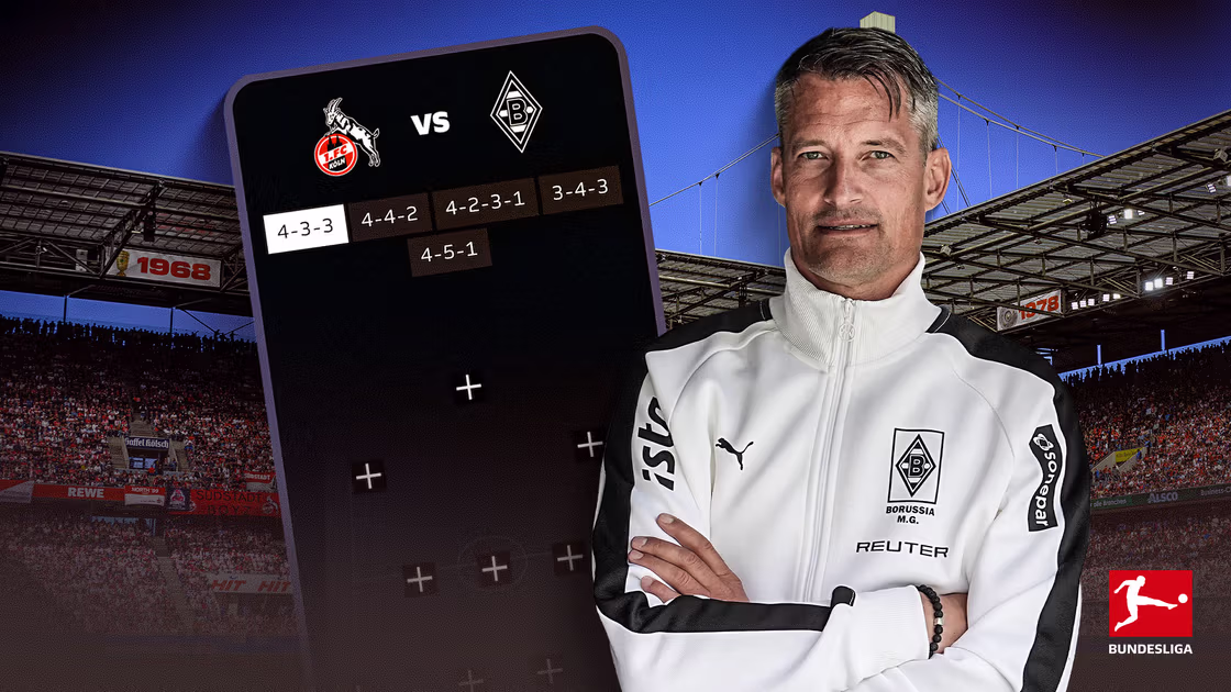 Imagen que muestra al Borussia Mönchengladbach preparándose para el derby contra el Cologne bajo la dirección de Alexander Blessin.