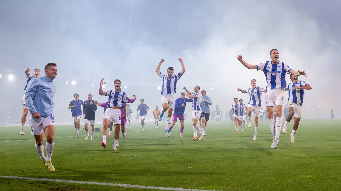 Jornada 8 de la 2. Bundesliga: Hertha Berlin visita al último Holstein Kiel, Wolfsburg contra Heidenheim y más