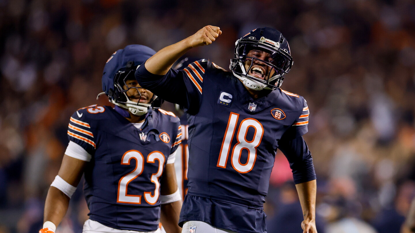 Jornada nocturna: Bears derrotan a los Patriots 30-24