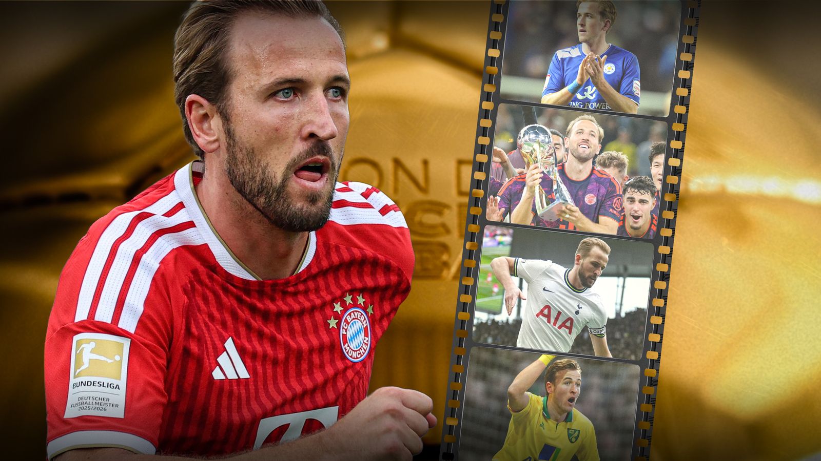 Harry Kane wins Ballon d'Or: Bayern Munich striker completes 'Cinderella story' from EFL loans to world's best player