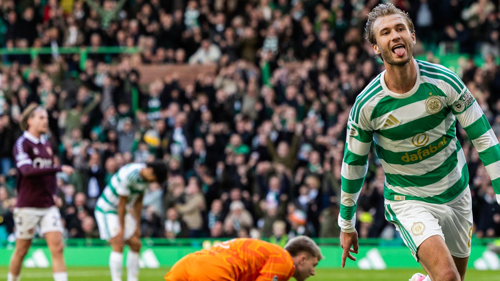 Celtic 7-1 Hearts: Kris Boyd praises 'devastating' Hoops as Hearts' tactics questioned