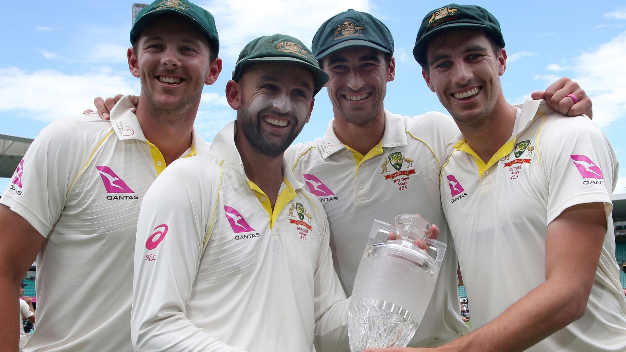 ¿Podrán Hazlewood, Lyon, Starc y Cummins seguir activos para otra Ashes el próximo verano?
