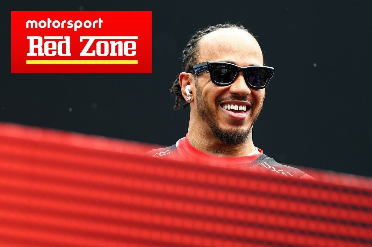 Lewis Hamilton reacciona al impresionante casco fan de Ferrari inspirado en Star Wars